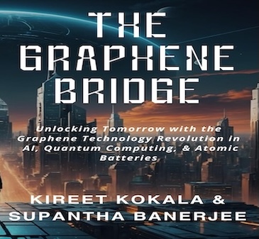 Cover artwork for The Graphene Bridge by Kireet Kokala and Supantha Banerjee